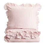 Kahjustatud pakendiga toode. Voodipesukomplekt Homla Trudy Basic 777844, valge v./roosa v., 70 x 80 cm, 160 x 200 cm, 3 os.