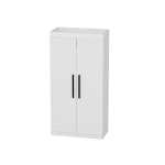 Riidekapp Kalune Design Akser, valge v., 90 cm x 45 cm x 180 cm