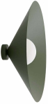 Valgusti seinale Emibig Mono 1L 1881/K1L, E14, 1 x 10 W, valge v. / roheline v., 50 x 50 cm