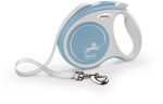 Automaatne jalutusrihm Flexi Comfort Plus, helesinine v., S