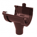 PVC vihmaveerenni sisenurk Scala, 125 mm, pruun