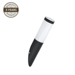 &Otilde;ue seinavalgusti Domoletti DH021, 23W, E27, IP44, valge/must, 7.6 cm x 40 cm