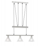 Valgusti rippuv Trio Stamina 3751031-07, E14, 3 x 40 W, valge v.