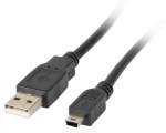 Juhe Lanberg USB / Mini USB USB 2.0 A male, Micro USB 2.0 B male, 0.3 m, must v.