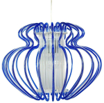 Valgusti rippuv Candellux Imperia 31-36561, E27, 1 x 60 W, sinine v. / sinine v., 52 x 42 cm