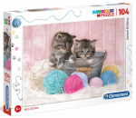 Pusle Clementoni SuperColor Sweet Kittens 27115, 104 tk