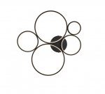 Valgusti lagi Trio Rondo 622610532, LED, 3000 &deg;K, 1 x 49 W, must v.