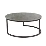 Kohvilaud Home4you Britu, hall v., 80 cm x 80 cm x 35 cm