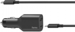 Auto laadija Hama Car Power Supply, USB Type C, must v.