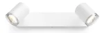 Nutivalgustus kohtvalgusti Philips Hue Adore Bathroom, GU10, 2200 - 6500 &deg;K, 2 x 5 W, valge v. / valge v.