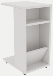 Kohvilaud Kalune Design Filinta, valge v., 40 cm x 30 cm x 63 cm