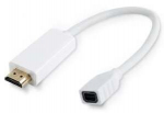 Juhe MicroConnect Mini DisplayPort to HDMI HDMI male, Mini DisplayPort female, 0.1 m, valge v.