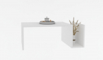 Kohvilaud Kalune Design Memo, valge v., 50 cm x 86.8 cm x 32.4 cm