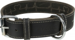 Kaelarihm koertele Trixie Rustic Heartbeat, must v., 380 - 470 mm x 40 mm
