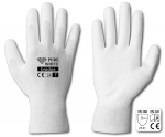 T&ouml;&ouml;kindad kummeeritud Pure White RWPWH8, t&auml;iskasvanutele, valge, 8, 6 tk