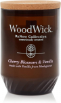 K&uuml;&uuml;nal, l&otilde;hna WoodWick Renew Cherry Blossom & Vanilla, 60 h, 368 g, Pruun v.