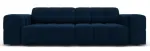 Diivan Micadoni Home Jennifer Velvet, s&uuml;gavsinine v., 204 x 102 cm x 70 cm