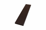 WPC terrassilaua viimistlusprofiil Garden Center, puit- ja plastkomposiit (wpc), 300 cm x 7.1 cm x 1.1 cm, pruun v.