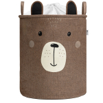 Pesukorv Sipo Premium Bear, 63 l, pruun v., 40 cm x 40 cm