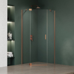 Du&scaron;ikabiin Magnifity Versa Pentagonal, 3-seinaline, viisnurkne, aluseta, 80 cm x 80 cm x 200 cm