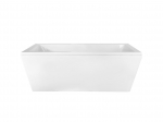 Vann, teisaldatav Besco Vera, 170 cm x 75 cm x 61.5 cm, ristk&uuml;lik, valge