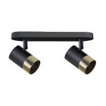 Valgusti lagi Candellux Lighting Tobi, GU10, 2 x 15 W, must v.