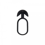 Taimede kinnitusr&otilde;ngad Bradas Anchor Rubber Tie Epdm, 4 cm x 0.4 cm, 4 cm, kumm, must v., 50 tk