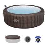 T&uuml;nn, mullivann Bestway LAY-Z-SPA Bali AirJet 6001P, pruun, 216 x 71 cm