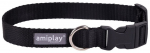 Kaelarihm koertele Amiplay Popular, must, 200 - 350 mm x 15 mm, S