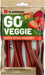 Koeramaius Flamingo Go Veggie Strawberry, maasikad, 0.078 kg, 6 tk