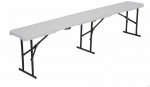 Kokkupandav pink Nils Camp NC3404, valge v., 183 cm x 28 cm x 43 cm