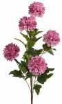 Kunstlill Flore 805, roheline/violetne, 75 cm