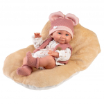 Nukk - imik koos tarvikutega Llorens Nica 73816, 40 cm, pruun v.