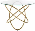 S&ouml;&ouml;gilaud Orbit, l&auml;bipaistev v./kuldne v., 100 cm x 100 cm x 74 cm