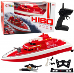 Rc paat Lean Toys H160, 1:28, punane v.