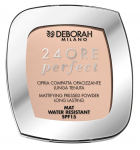 Kompaktne pulber Deborah Milano 24Ore Perfect, SPF 15, 02 light rose, 9 g