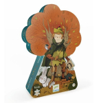 Pusle Djeco Silhouette Robin Hood, 30 cm x 42 cm, 36 tk, mitmev&auml;rviline