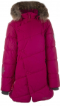 Jope, klassikaline talv soojustusega, lastele Huppa Rosa 1 300G, fuksia (magenta) v., 116 сm (kahjustatud pakend)