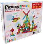 Magnetkonstruktor Picasso Tiles Hedgehog PTB112, 112 tk, mitmev&auml;rviline