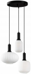 Valgusti lauavalgusti Opviq Asker, E27, 3 x 40 W, valge v.