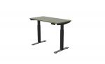 Arvutilaud reguleeritava k&otilde;rgusega Desktronic HomeOne, 120 cm x 60 cm, 119 cm, must v./roheline v.