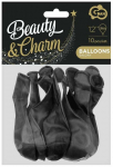 &Otilde;hupallide komplekt ovaalsed GoDan Beauty & Charm, must v., 10 tk