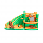T&auml;ispuhutav batuut 4IQ Forest Story, 423 cm x 288 cm, roheline v./oranž v.