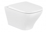 WC-pott, seinapealne Roca Rimless&reg; Vortex, kaanega, 355 mm x 530 mm