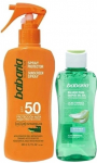 P&auml;evituse hooldussprei keha jaoks Babaria Solar Aloe 2-Piece Case SPF50, 300 ml