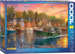 Pusle Eurographics Harbor Sunset 6000-0969, 67.6 cm x 48.9 cm, 1000 tk, mitmev&auml;rviline