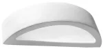 Kahjustatud pakendiga toode. Valgusti seinale Sollux SL.0001 Atena White, E27, 1 x 60 W, valge v. / valge v.