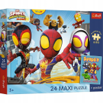 Pusle Trefl Spidey Spider Adventures 14391, 60 cm x 40 cm, 24 tk, mitmev&auml;rviline