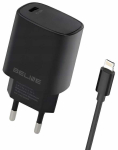 Telefoni laadija Beline BLNCB20L, USB Type C/Lightning, must v., 20 W