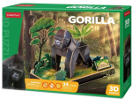 3D-pusle Cubicfun Gorilla, 31 cm x 16 cm, 34 tk